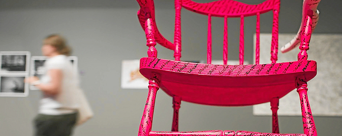 Una instalacin, una escultura, un ejercicio de diseo: todo se acumula en esta silla.  .PEDRO ETURA/ A PHOTO AGENCY